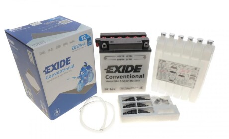 Стартерная батарея (аккумулятор) EXIDE EB12A-A