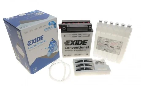 Акумулятор 12Ah 165A EXIDE EB12A-A