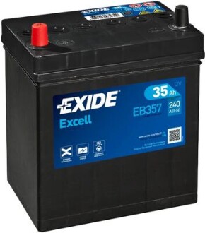 Стартерна батарея (акумулятор) EXIDE EB357