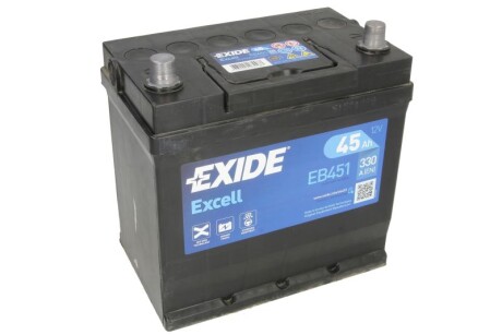 Стартерна батарея (акумулятор) EXIDE EB451