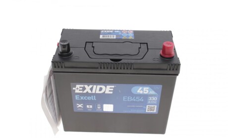 Стартерна батарея (акумулятор) EXIDE EB454