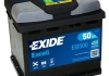 АКБ 6СТ-50 R+ (пт450) (необслуж) EXCELL EXIDE EB500 (фото 5)