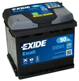 Стартерна батарея (акумулятор) EXIDE EB501