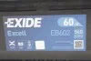 Стартерная батарея (аккумулятор) EXIDE EB602 (фото 3)