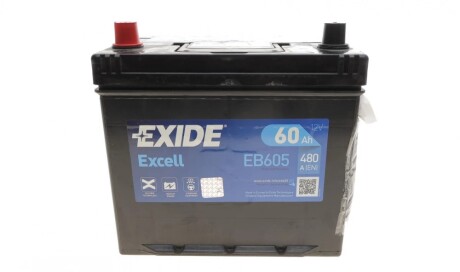 Стартерна батарея (акумулятор) EXIDE EB605