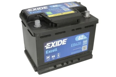 Стартерна батарея (акумулятор) EXIDE EB620