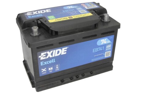 Стартерная батарея (аккумулятор) EXIDE EB741