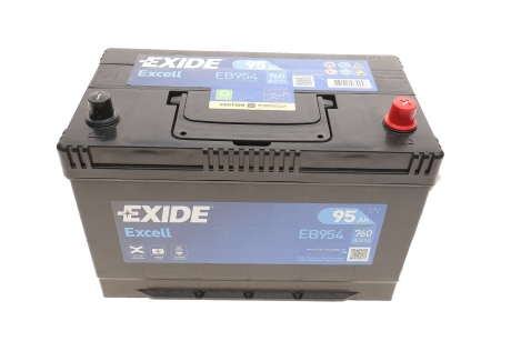 Стартерна батарея (акумулятор) EXIDE EB954 (фото 1)