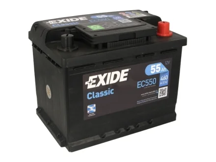 Стартерна батарея (акумулятор) EXIDE EC550
