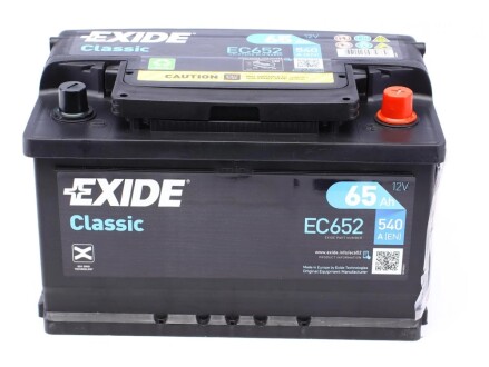 Аккумулятор EXIDE EC652 (фото 1)