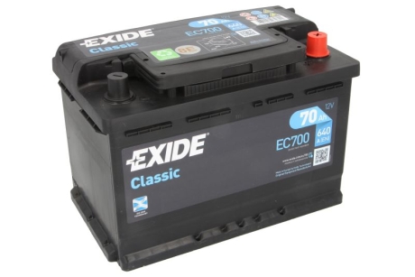 Стартерная батарея (аккумулятор) EXIDE EC700