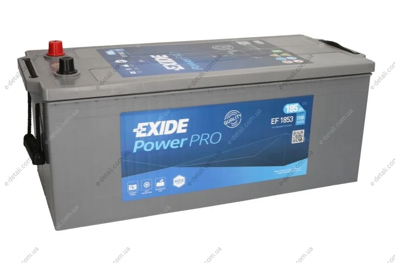 Стартерна батарея (акумулятор) POWER PRO EXIDE EF1853 (фото 1)