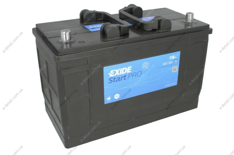 Стартерная батарея (аккумулятор) EXIDE EG1101 (фото 1)