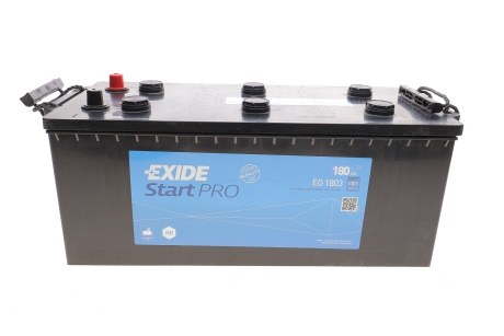 Батарея акумуляторна StartPRO 12В 180Аг 1000А(EN) L+ EXIDE EG1803