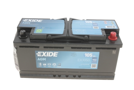 Стартерна батарея (акумулятор) EXIDE EK1050