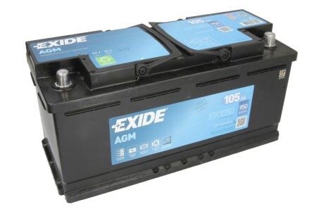 Акумулятор AGM (Start/Stop) EXIDE EK1050