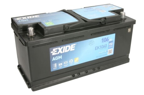 Акумулятор AGM (Start/Stop) EXIDE EK1060