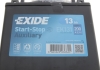 Батарея акумуляторна Start-StopAuxiliary 12В 13Аг 200А(EN) L+ EXIDE EK131 (фото 2)