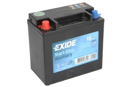 Акумуляторна батарея 15Ah/200A (150x90x145/+L) (Start-Stop/допоміжна) EXIDE EK151