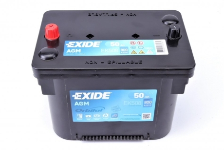 Стартерная батарея (аккумулятор) EXIDE EK508