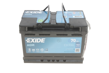 Стартерная батарея (аккумулятор) EXIDE EK700