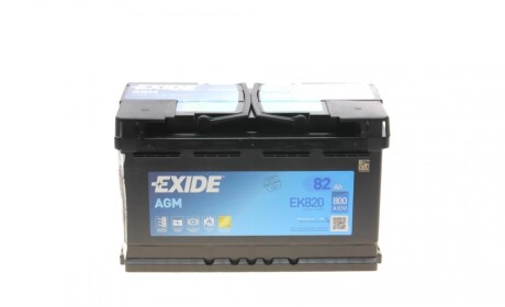 Стартерна батарея (акумулятор) EXIDE EK820