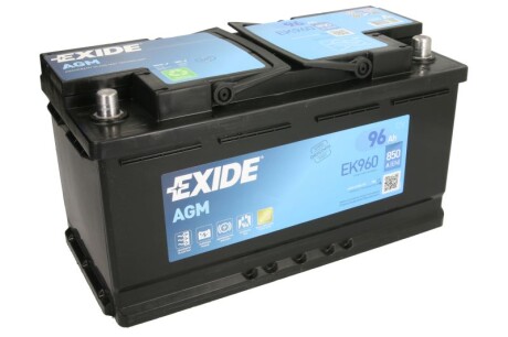 Стартерная батарея (аккумулятор) START&STOP AGM EXIDE EK960