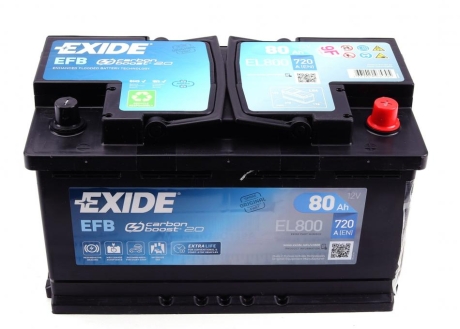 Стартерна батарея (акумулятор) EXIDE EL800