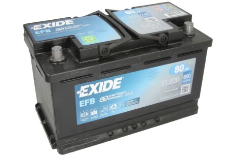 Стартерна батарея (акумулятор) START&STOP EFB EXIDE EL800