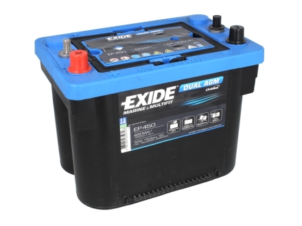 Акумулятор DUAL AGM ; MARINE/RV EXIDE EP450