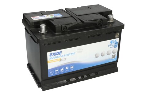 Аккумулятор AGM ; EQUIPMENT ; MARINE/RV EXIDE EQ600