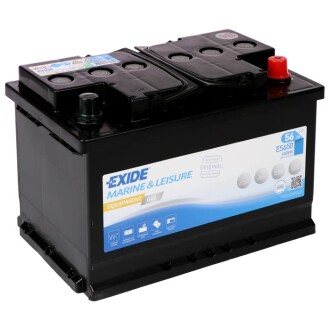 Стартерна батарея (акумулятор) GEL; EQUIPMENT; MARINE/RV (гель акумуляторний) EXIDE ES650