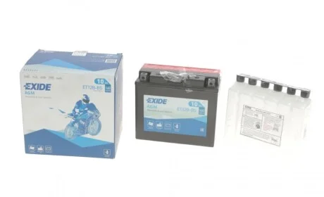 Акумулятор EXIDE ET12B-BS