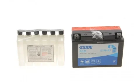 Акумулятор EXIDE ET9B-BS