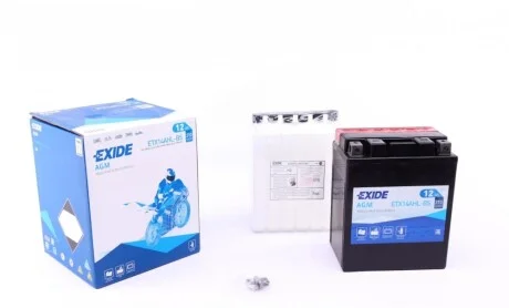 Стартерна батарея (акумулятор) EXIDE ETX14AHL-BS