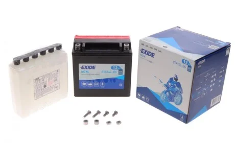 Акумулятор EXIDE ETX14L-BS