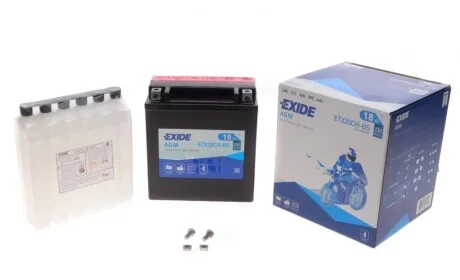 Стартерна батарея (акумулятор) EXIDE ETX20CH-BS