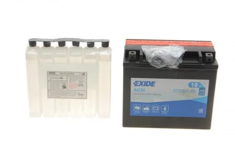 Акумулятор 18Ah 270A EXIDE ETX20H-BS