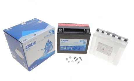 Стартерна батарея (акумулятор) EXIDE ETX20HL-BS