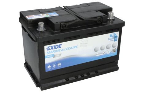 Аккумулятор DUAL EFB ; MARINE/RV EXIDE EZ600