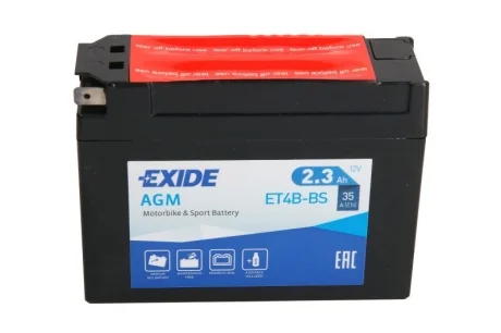 Акумулятор EXIDE YT4BBS