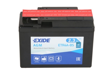 Аккумулятор EXIDE YTR4ABS