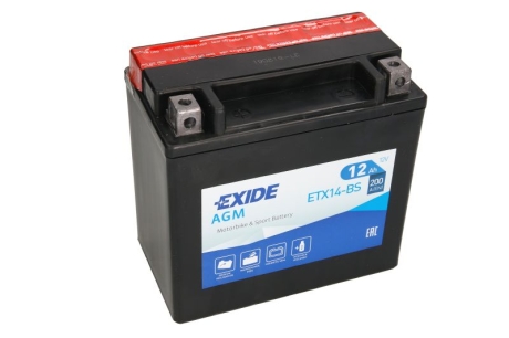 Акумулятор EXIDE YTX14BS