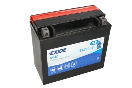 Акумулятор EXIDE YTX20HLBS
