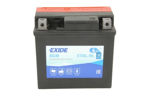 Акумулятор EXIDE YTX5LBS (фото 1)