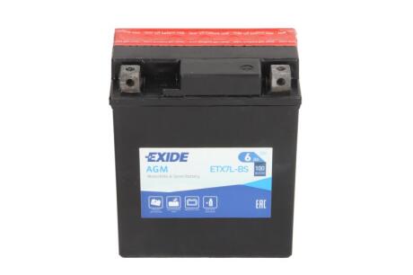 Фото акумулятор EXIDE YTX7LBS Акумулятор EXIDE YTX7LBS