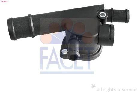 Фланець системи охолодження Audi A3, A4 (03-)/Skoda Fabia, Octavia, Superb (03-)/VW Caddy, Passat, Golf, Jetta (03-) 1.4Tdi, 1.9Tdi, 2.0Tdi (26.0015) Facet FACET 260015