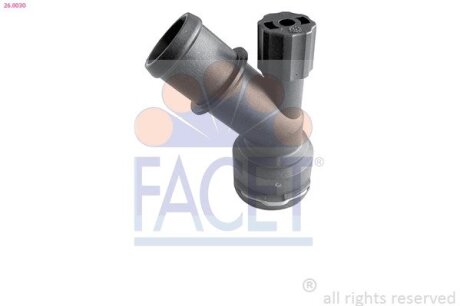 Фланец системи охлаждения Audi A3 (96-03)/VW Golf (97-06)/Skoda Octavia (98-10) FACET 260030