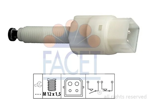 Вмикач сигналу стоп FACET 7.1126 (фото 1)