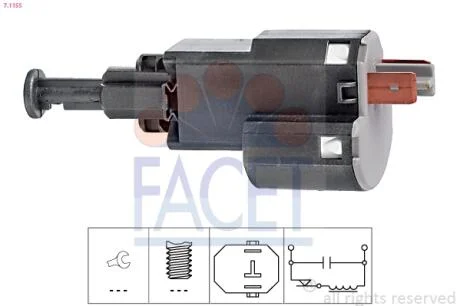 Датчик стоп-сигнала Opel Astra/Vectra (95-) Facet FACET 7.1155